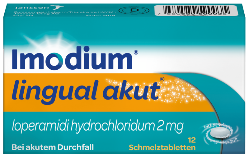 IMODIUM lingual aiguë 2 mg