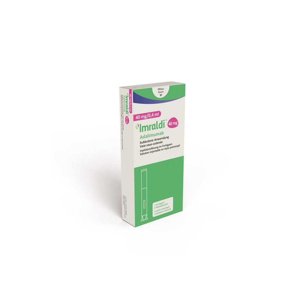 IMRALDI sol inj 40 mg/0.4ml stylo prérempli stylo pré 0.4 ml, image principale