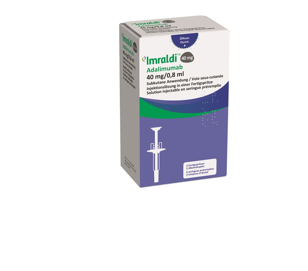 IMRALDI sol inj 40 mg/0.8ml seringue prérempli ser pré 0.8 ml, image principale