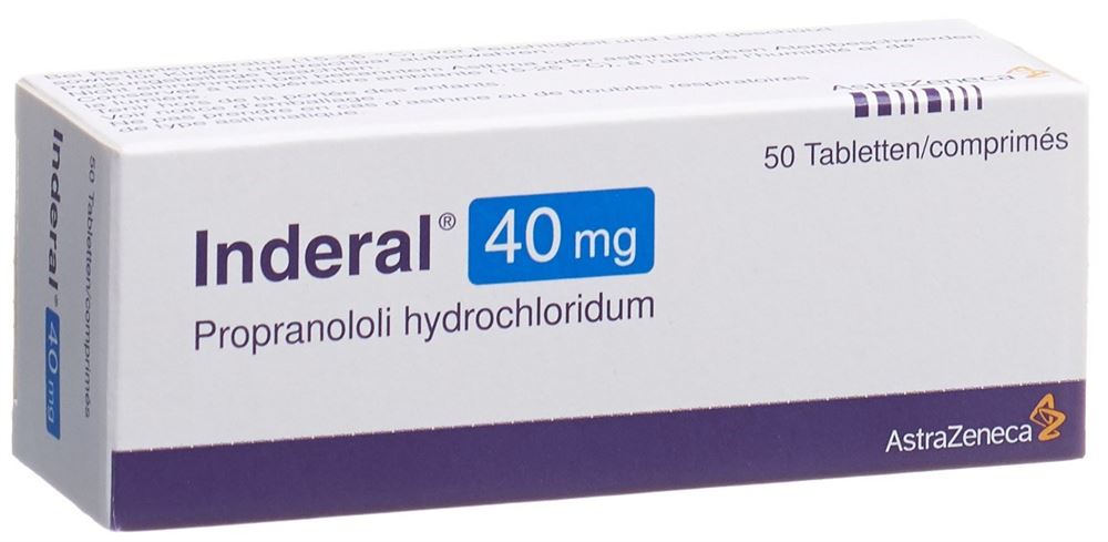 INDERAL Filmtabl 40 mg Blist 50 Stk, Hauptbild