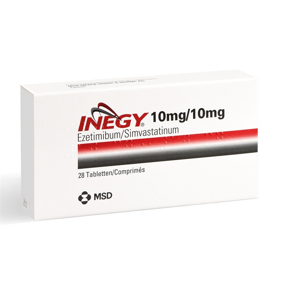 INEGY Tabl 10/10 mg Blist 28 Stk, Hauptbild