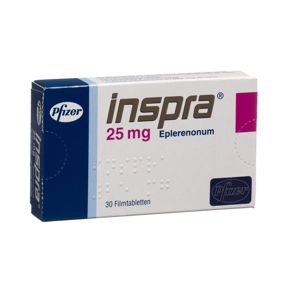INSPRA Filmtabl 25 mg Blist 30 Stk, Hauptbild