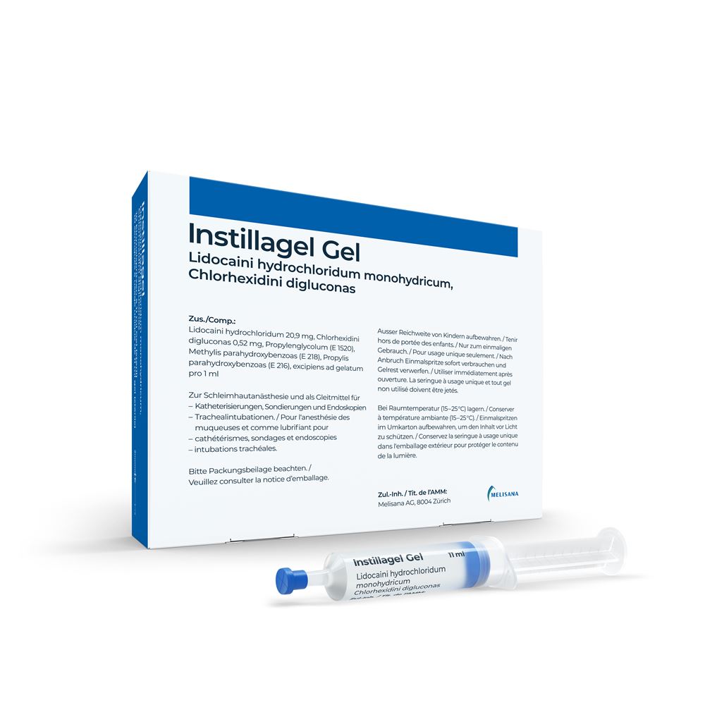 INSTILLAGEL Gel 11ml Einmalspritze Einwegspr 10 Stk, Hauptbild