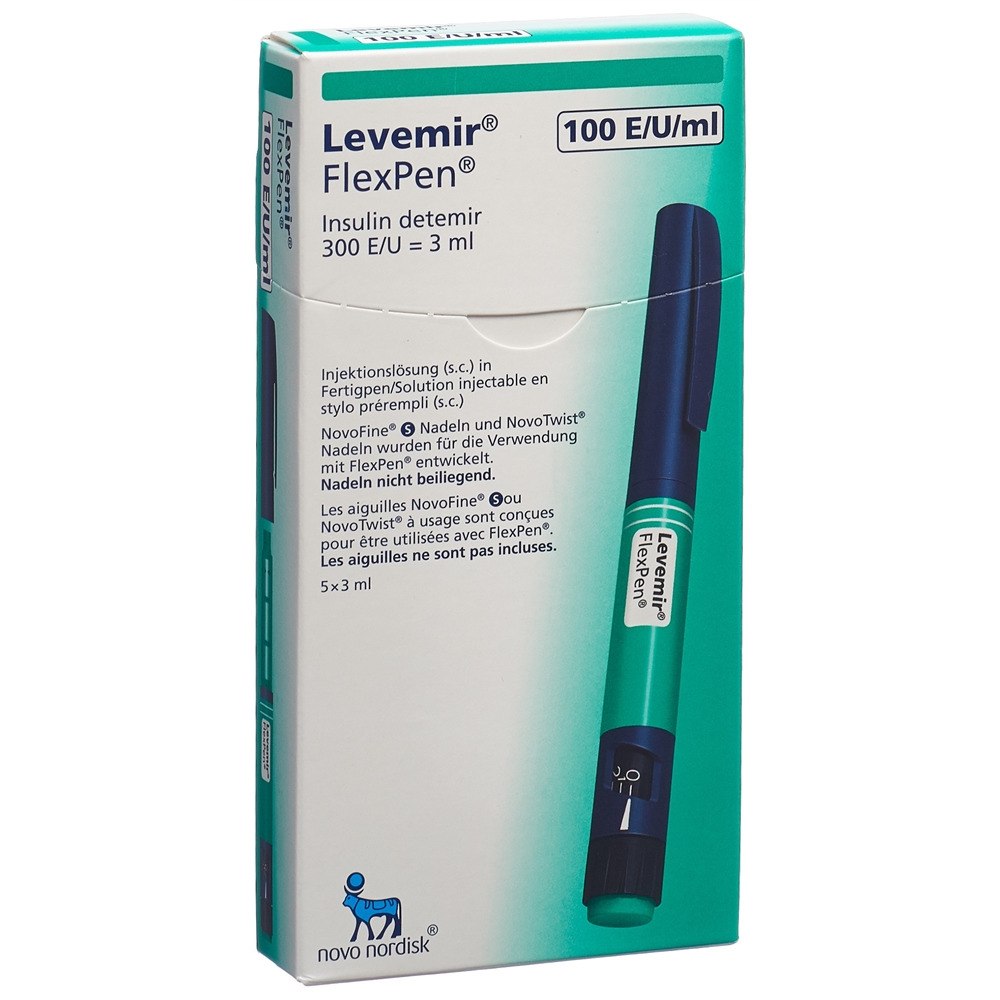 INSULINE Levemir FlexPen 100 E/ml, image principale