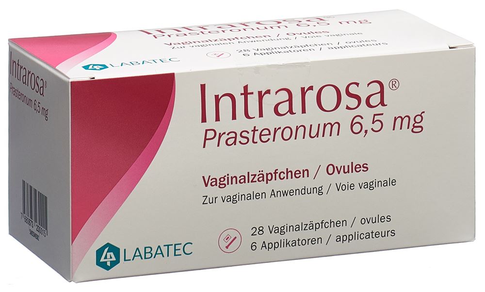 INTRAROSA supp vag 6.5 mg avec applicateurs blist 28 pce, image principale