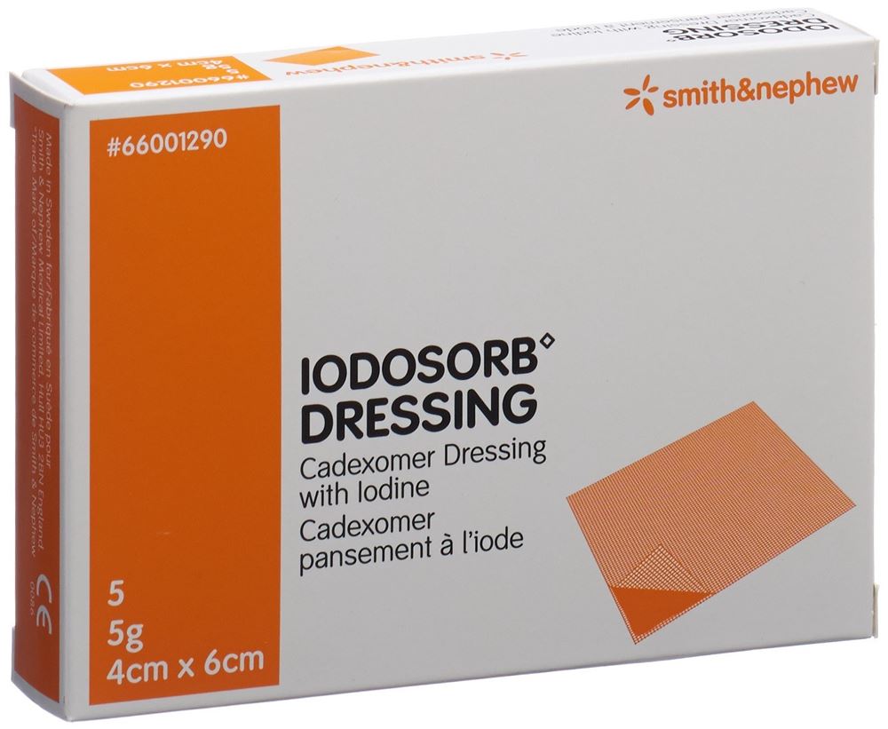 Iodosorb dressing 5 g, image principale