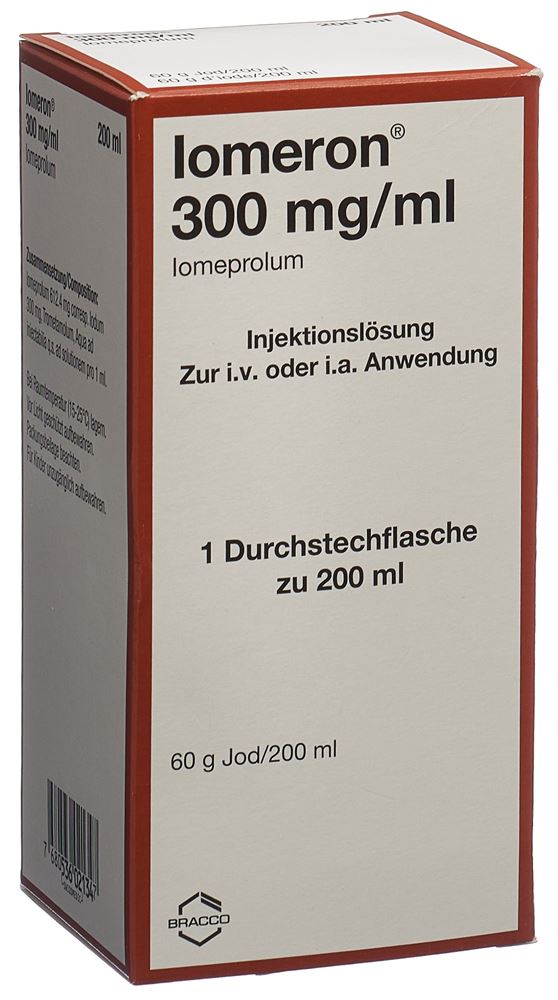 IOMERON sol inj 300 mg/ml 200ml fl 1 pce, image principale