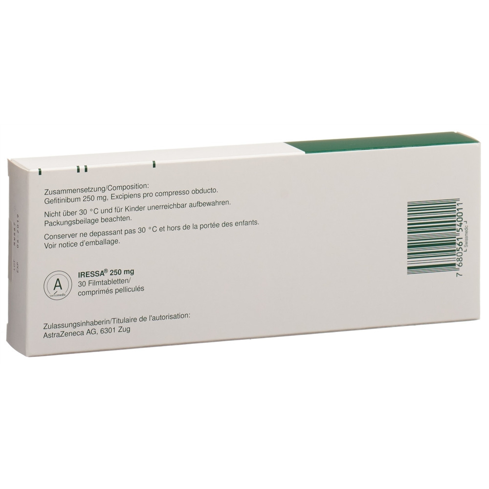 IRESSA cpr pell 250 mg blist 30 pce, image 2 sur 2