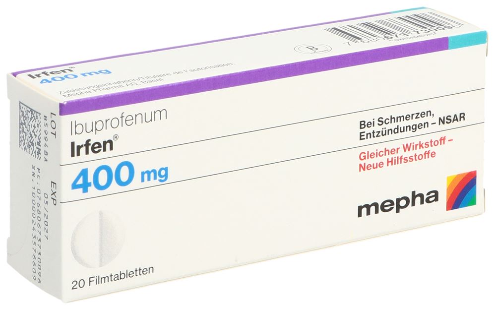 IRFEN cpr pell 400 mg blist 20 pce