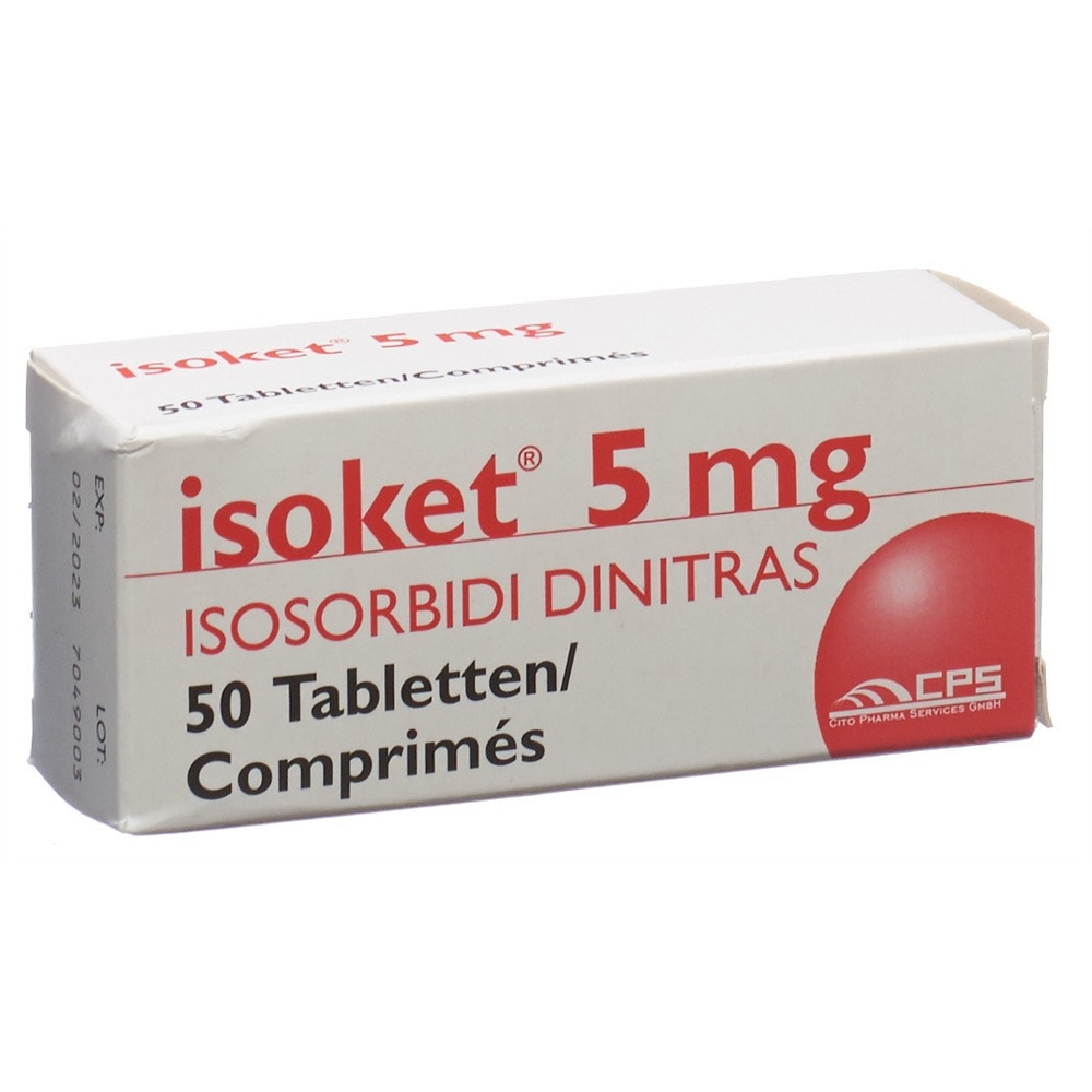 ISOKET cpr subling 5 mg blist 50 pce, image principale