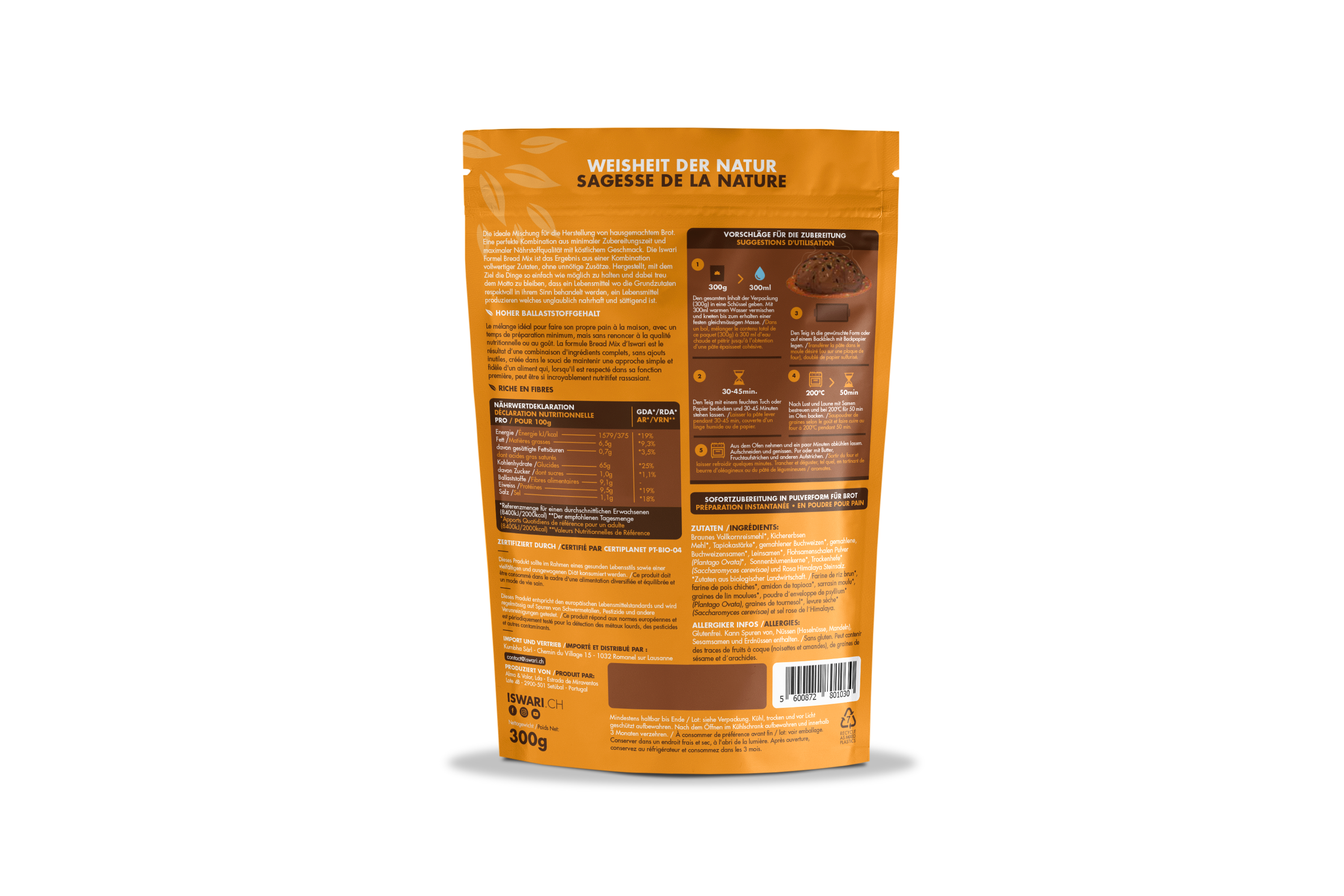 ISWARI Instant Bread Mix, image 2 sur 3