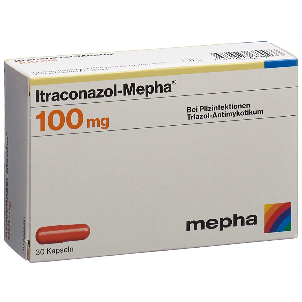 ITRACONAZOLE Mepha 100 mg, Hauptbild