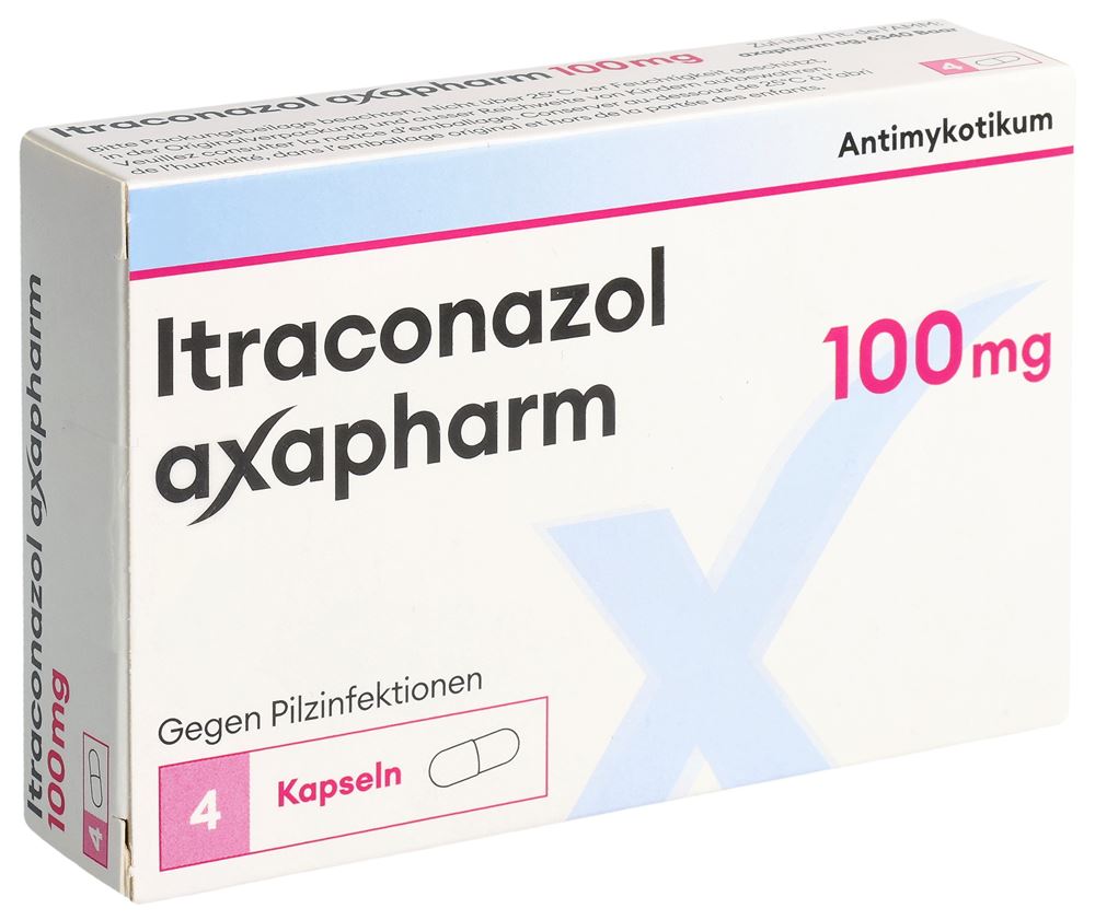 ITRACONAZOLE 4 100 mg, image principale
