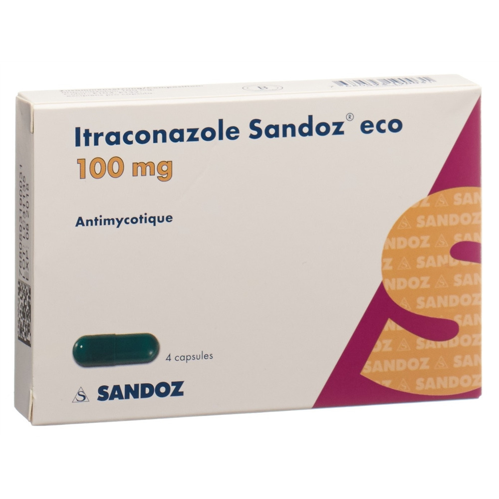 ITRACONAZOLE Sandoz eco 4 100 mg, image 2 sur 2