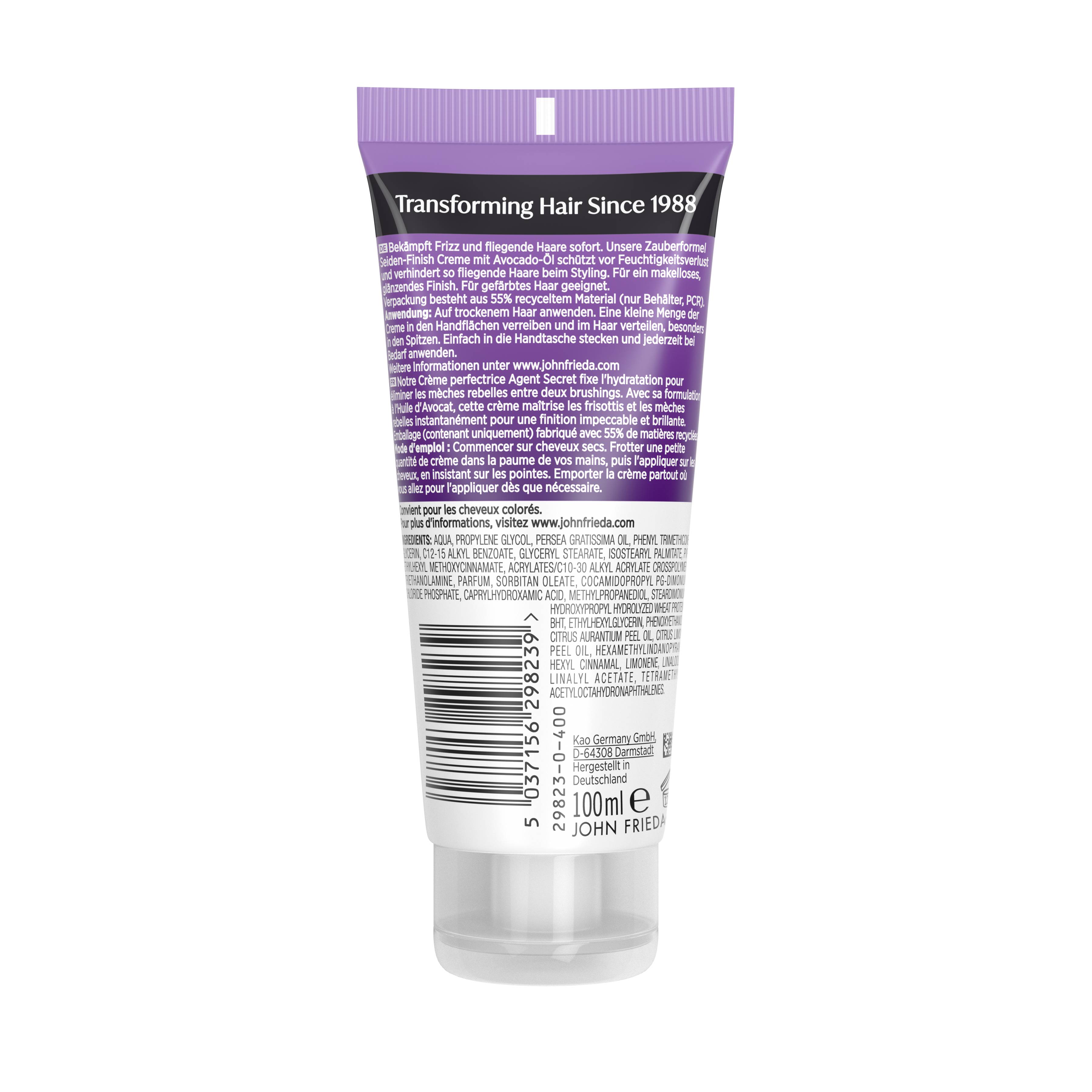 JOHN FRIEDA Frizz Ease crème perfectrice agent secret, image 2 sur 2