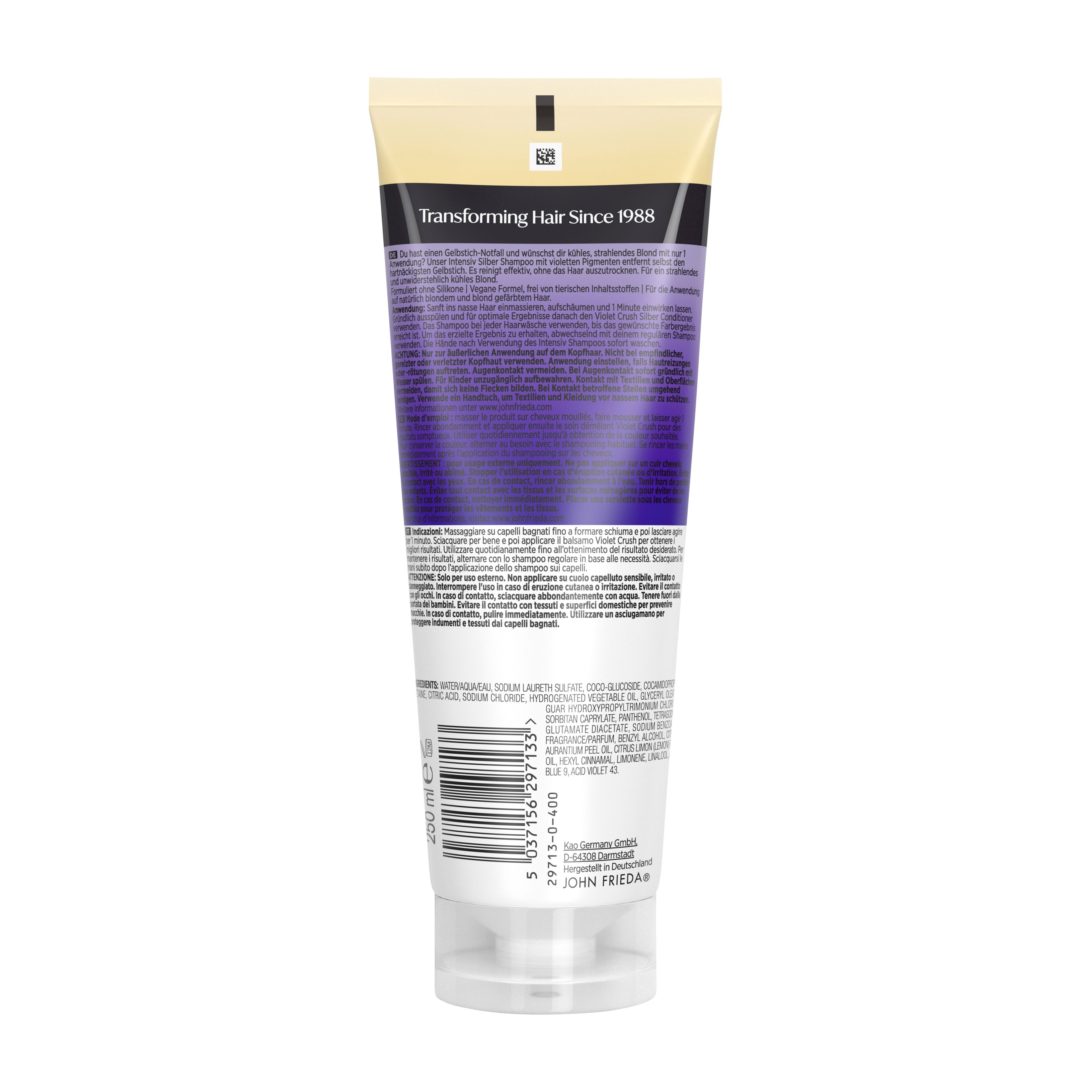 JOHN FRIEDA Violet Crush Silber Shampoo, Bild 2 von 2