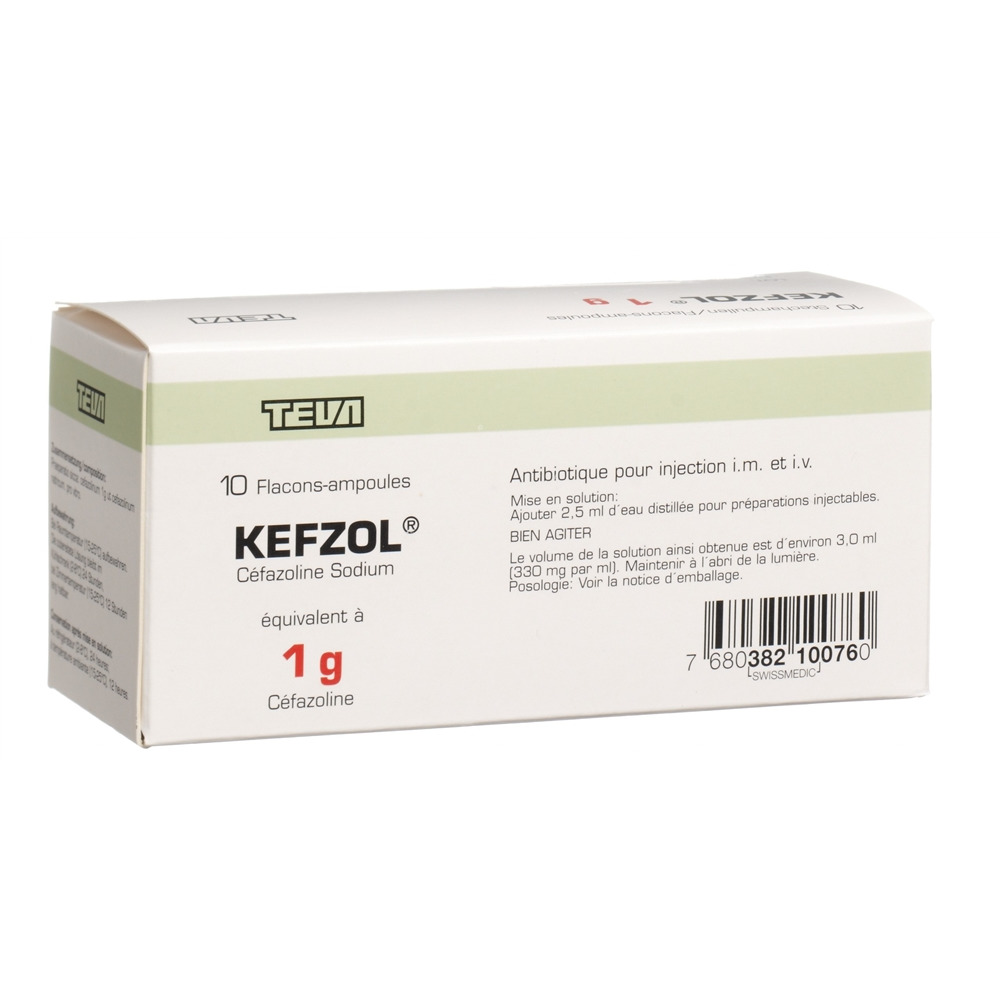 KEFZOL Trockensub 1 g Durchstf 10 Stk, Bild 2 von 2