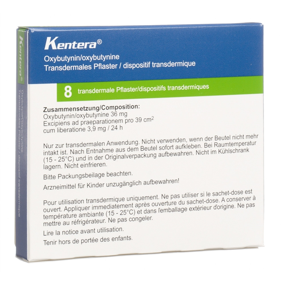 KENTERA Matrixpfl 3.9 mg/24h 8 Stk, Hauptbild