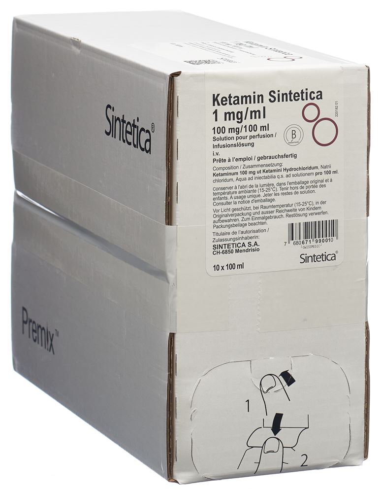 KETAMINE Sintetica 100 mg/100ml, Hauptbild