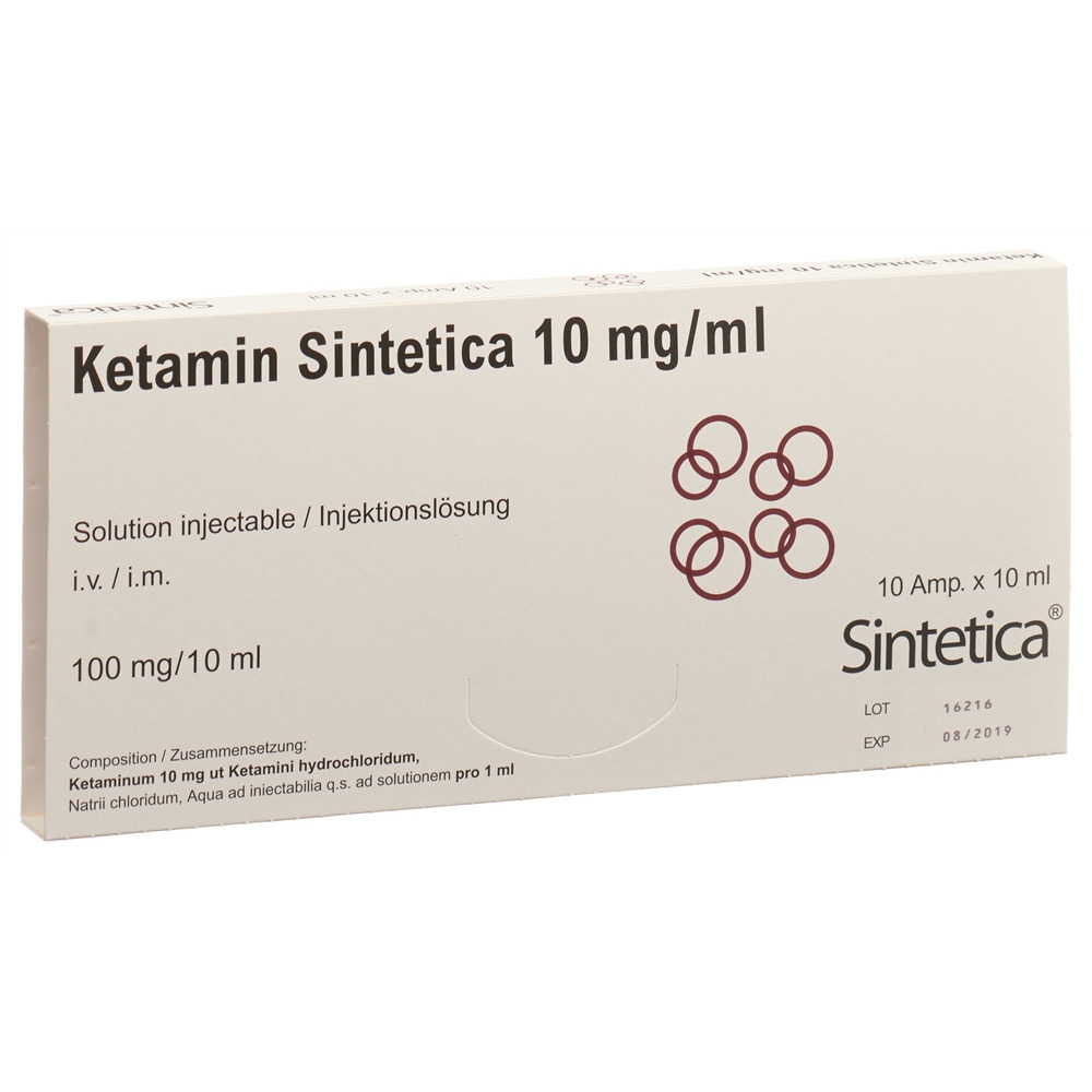 KETAMINE Sintetica 10 mg/ml, image principale