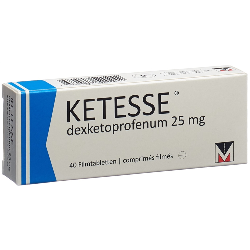 KETESSE Filmtabl 25 mg Blist 40 Stk, Hauptbild