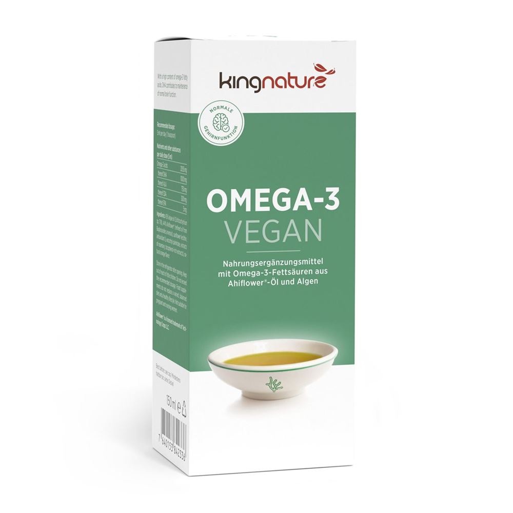 KINGNATURE Omega-3 vegan, Hauptbild