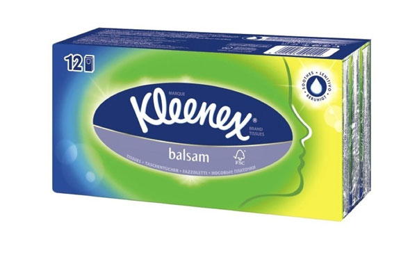 Kleenex Balsam mouchoirs en papier