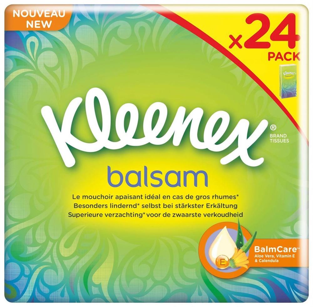 Kleenex Balsam mouchoirs en papier