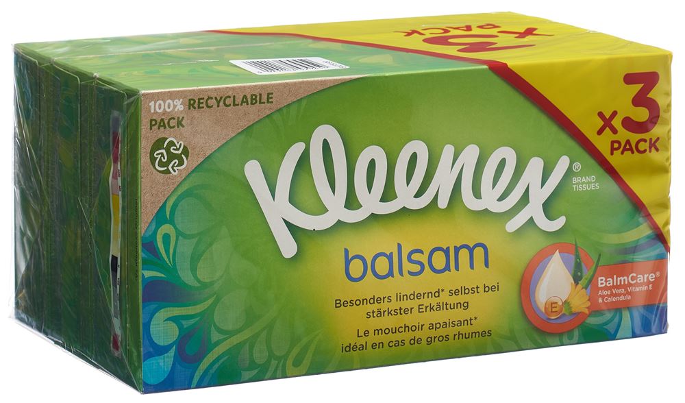 Kleenex Balsam mouchoirs en papier, image principale