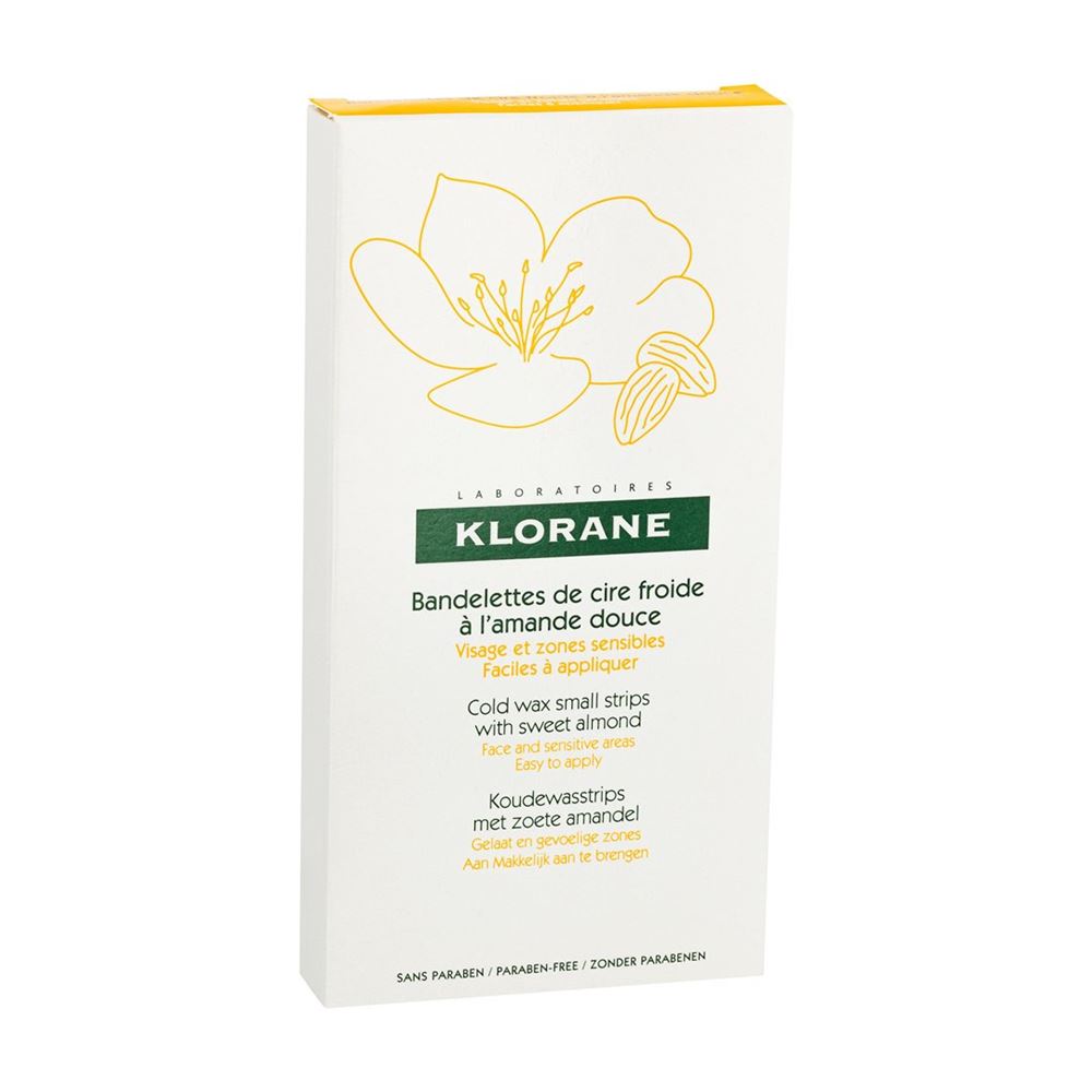 Klorane Bandes dépilatoires visage