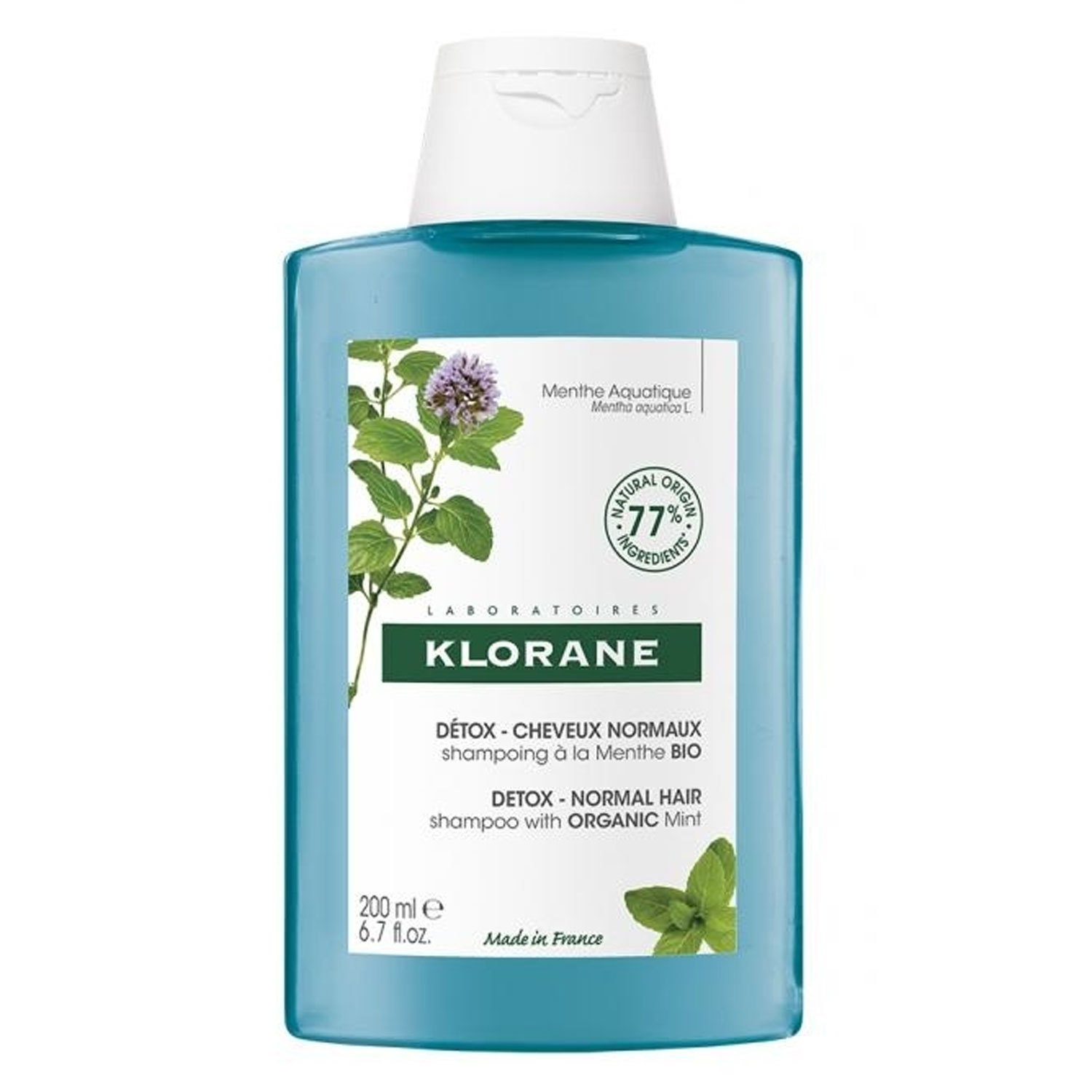 Klorane Menthe aquatique shampooing