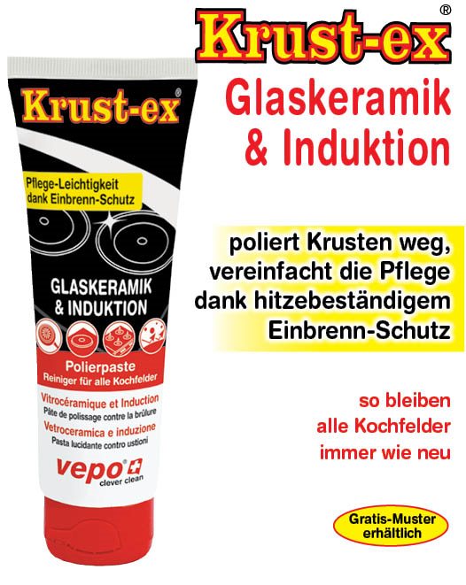 KRUST EX Glaskeramikreiniger und Induktion