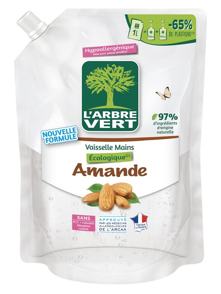 L'ARBRE VERT recharge liquide vaisselle