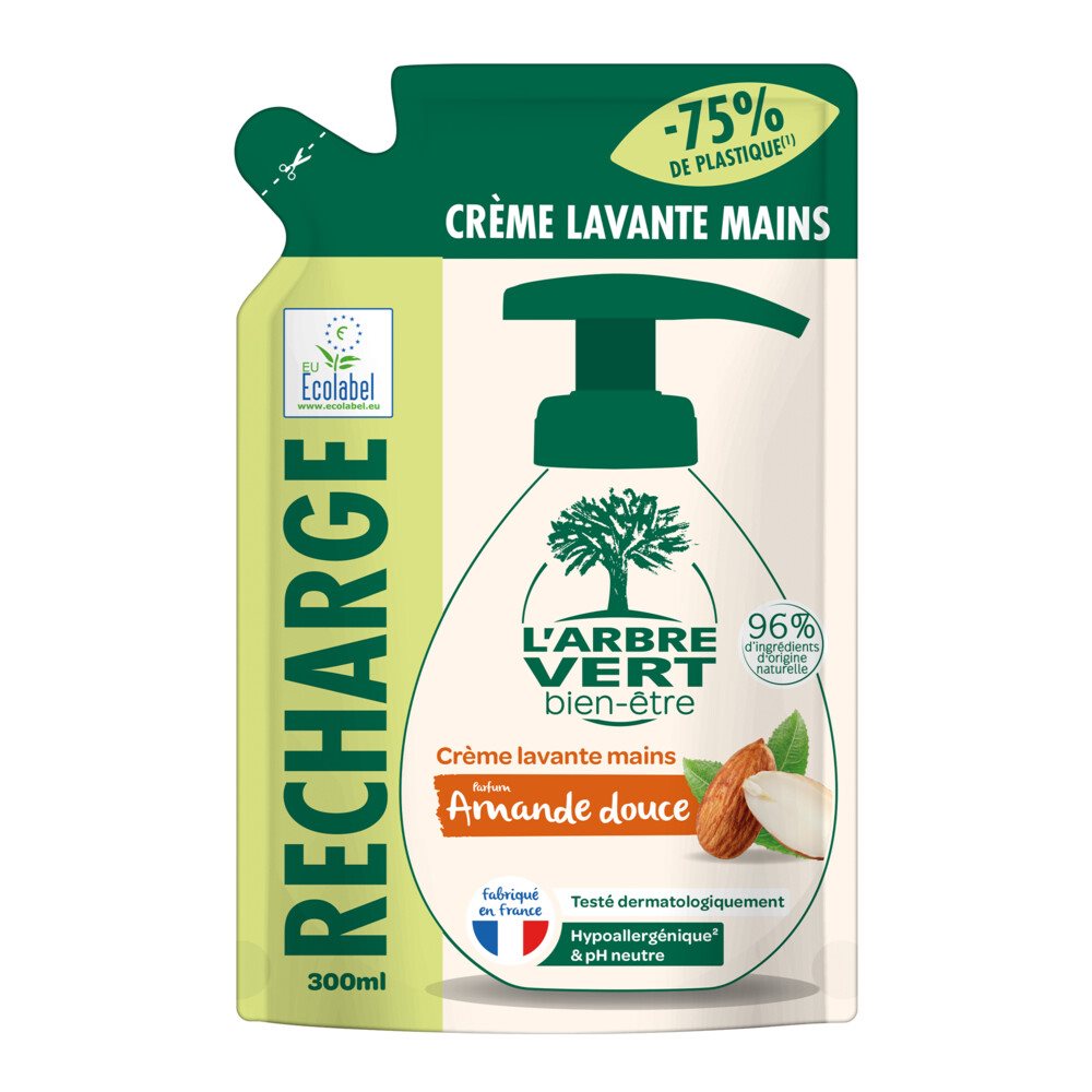 L'ARBRE VERT Recharge savon mains