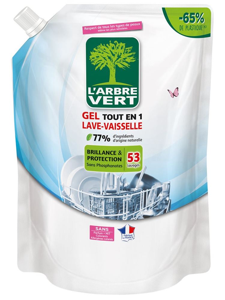 L'ARBRE VERT Refill Öko Geschirrspülgel, Hauptbild
