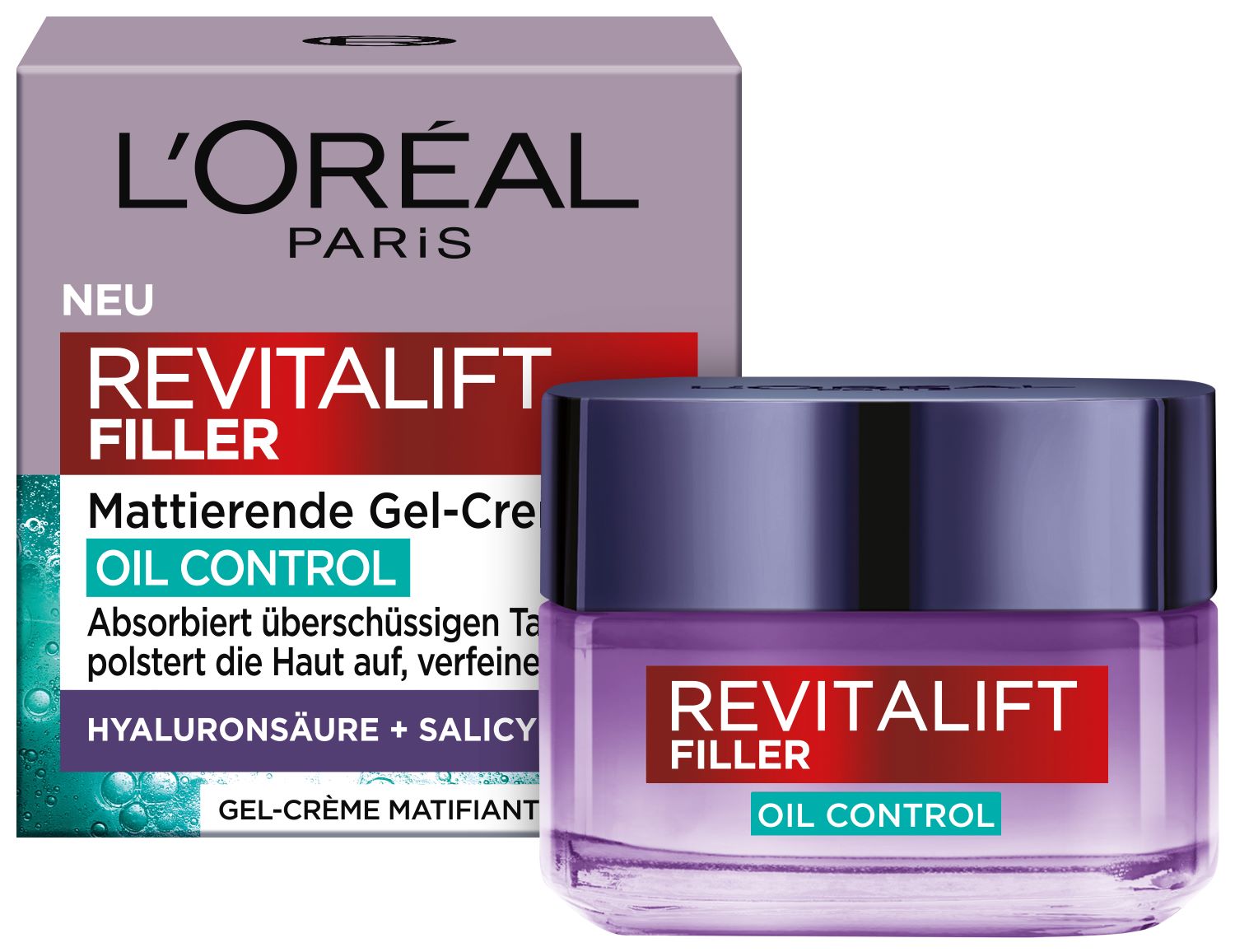 L'OREAL PARIS Revitalift Filler Gel-Creme Oil Control, Bild 2 von 5