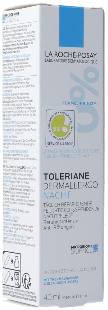 La Roche-Posay Toleriane Dermallergo nuit AHA