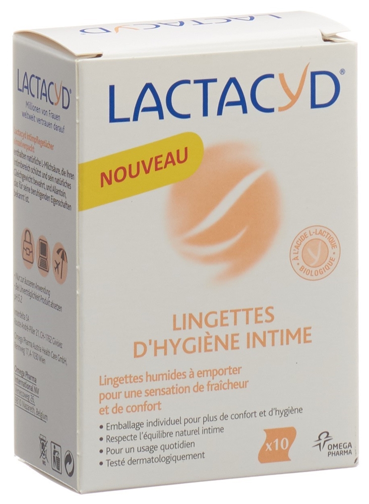 LACTACYD lingettes d'hygiène intime, image 2 sur 3