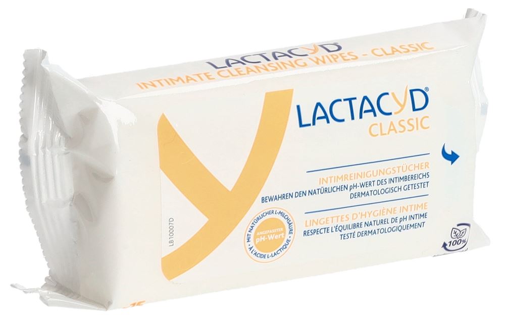 LACTACYD lingettes d'hygiène intime