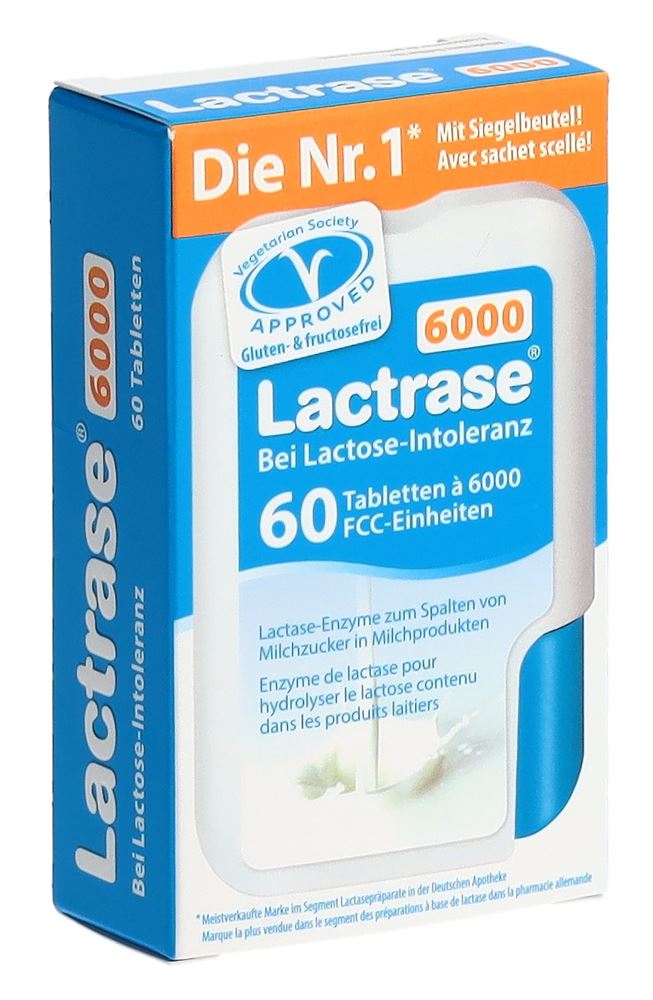 Lactrase cpr 6000 IE dist 60 pce