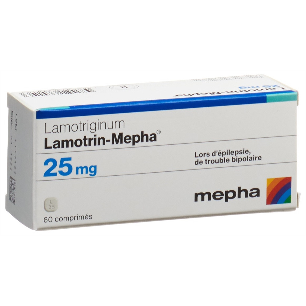 LAMOTRIN Mepha 25 mg, image 2 sur 2