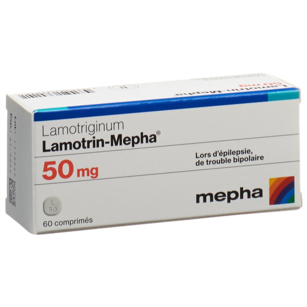 LAMOTRIN Mepha 50 mg, image 2 sur 2