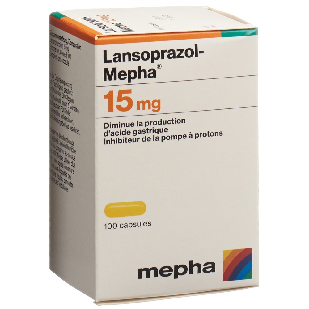 LANSOPRAZOLE Mepha 15 mg, Bild 2 von 2