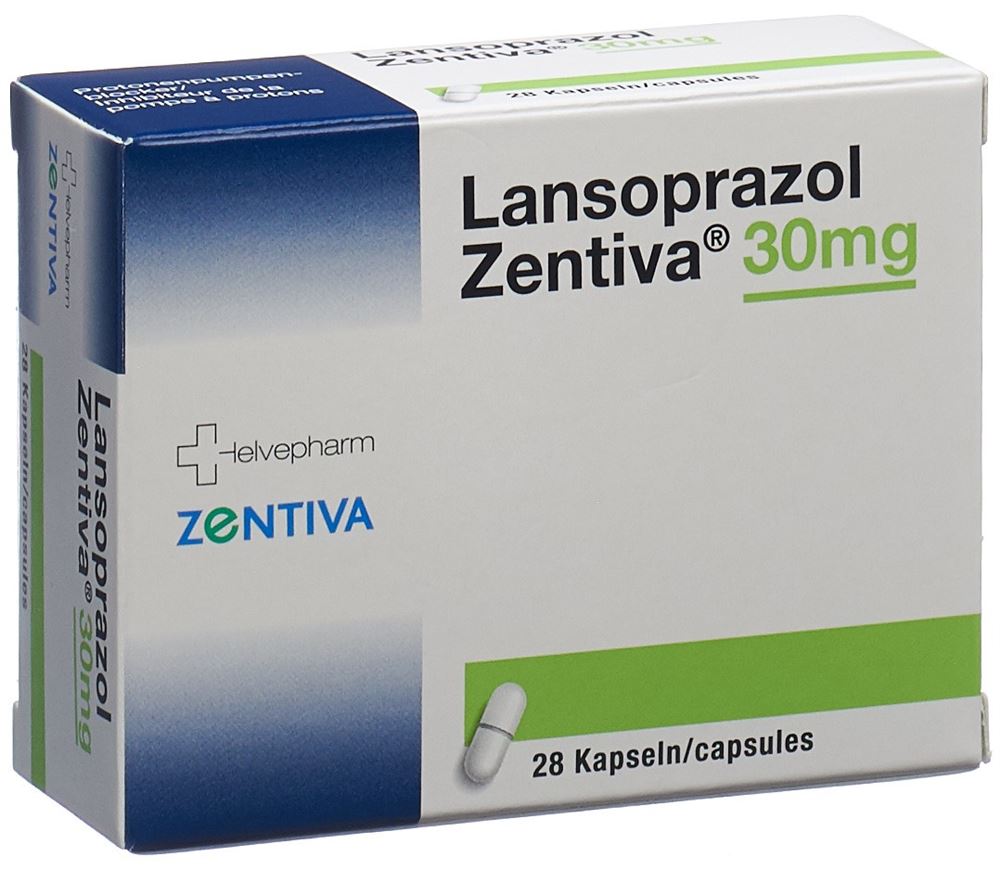 LANSOPRAZOLE Zentiva 30 mg, image principale LANSOPRAZOLE Zentiva 30 mg, image principale