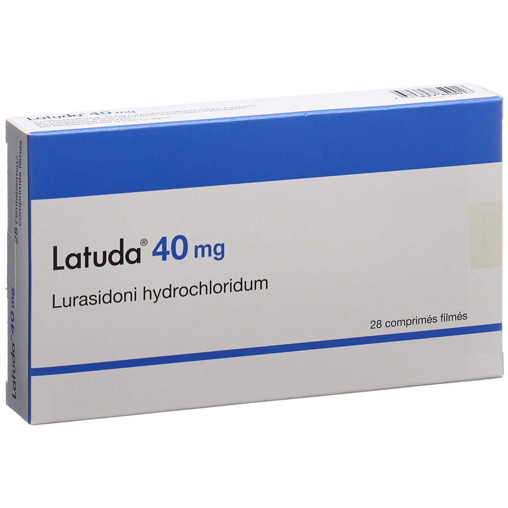 LATUDA cpr pell 40 mg blist 28 pce, image 2 sur 2