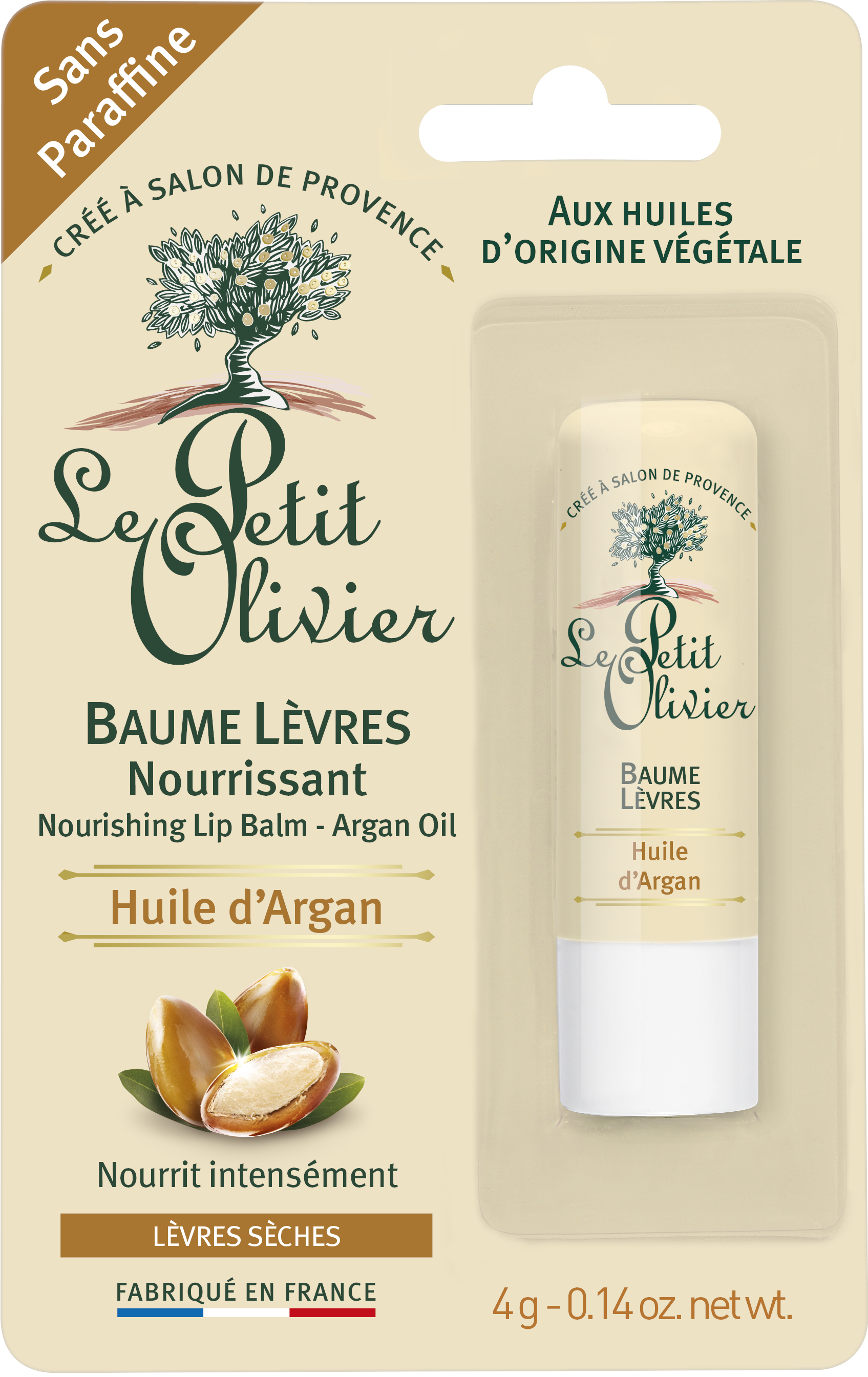 LE PETIT OLIVIER baume lèvres nourrissant, image 3 sur 4