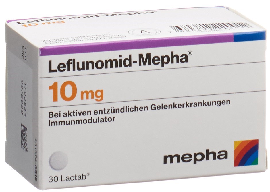LEFLUNOMIDE Mepha 10 mg, Hauptbild