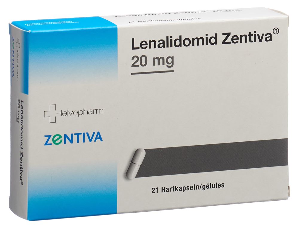 LENALIDOMID Zentiva 20 mg, Hauptbild