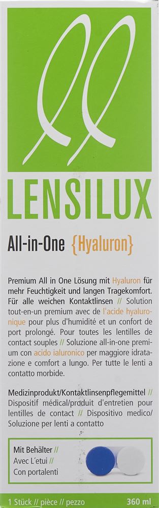 LENSILUX All-in-One Hyaluron Kombilösung