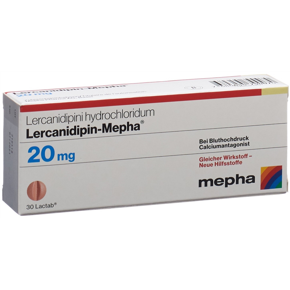 LERCANIDIPINE Mepha 20 mg, Hauptbild